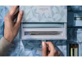 Set Ballpoint Pen Ecridor™ Alpine Frost & Polar Blue Leather Case