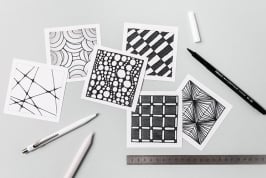Zentangle: a simple and soothing drawing method