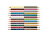 Set 12 Coloured Pencils Bicolor & 1 Brush Paul Smith
