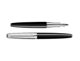 Set Fountain Pen Léman™ Damier & Black Leather Case