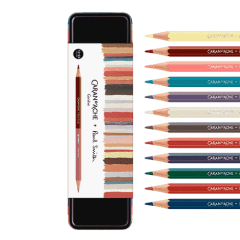 Set 12 Coloured Pencils Bicolor & 1 Brush Paul Smith