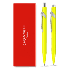 Set 849™ FLUO Yellow Ballpoint Pen + Mechanical Pencil