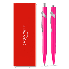Set 849™ FLUO Pink Ballpoint Pen + Mechanical Pencil