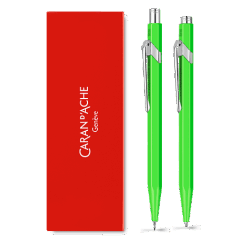 Set 849™ FLUO Green Ballpoint Pen + Mechanical Pencil