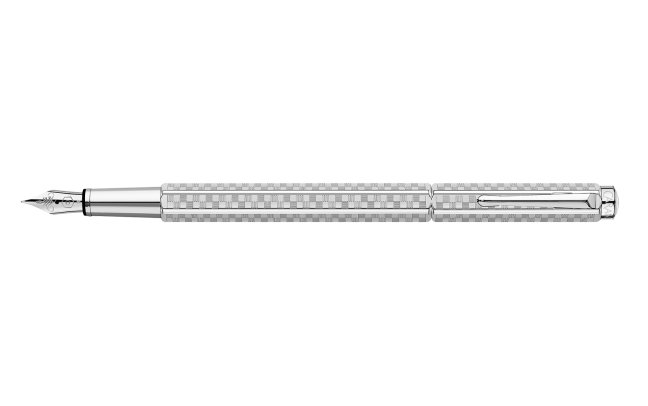 Fountain Pen Ecridor™ Damier Grey Silver